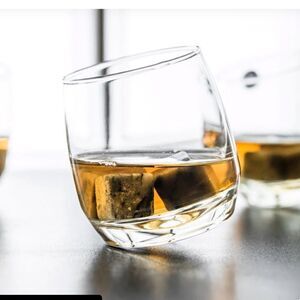 SAGAFORM Rocking Whiskey Tumbler Glasses 6.75 oz-Set of 6